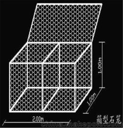 天津石笼网 石笼网厂家 防洪护坡用铁丝网 防腐蚀镀锌格宾网